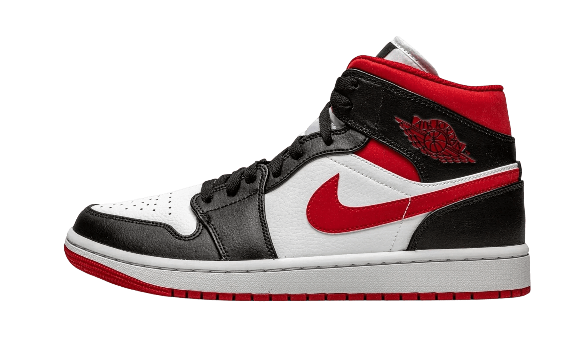Jordan 1 mid " Gym Red Black White " - 554724 - 122 - Men's and Women's Sneakers > Sneakers > Jordan 1 > Mid - Top Sneakers