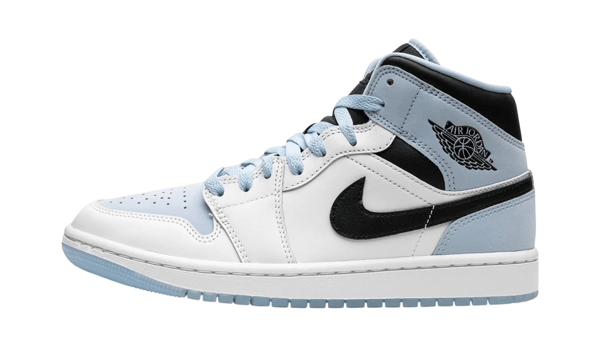 Jordan 1 Mid "Ice Blue 2023" - DV1308 - 104 - Men's and Women's Sneakers > Sneakers > Jordan 1 > Mid - Top Sneakers