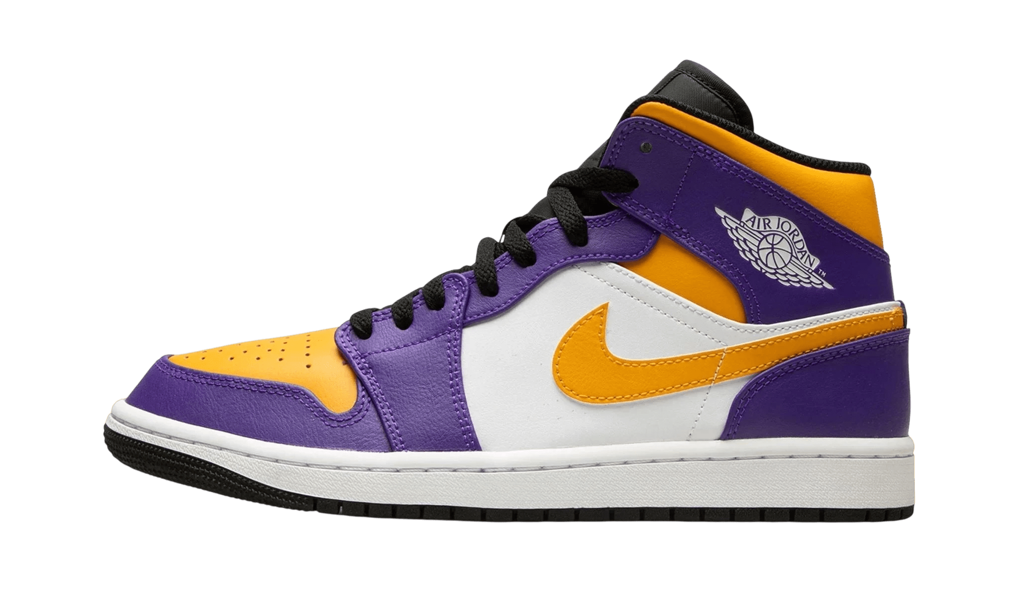 Jordan 1 Mid "Lakers 2022" - DQ8426 - 517 - Men's and Women's Sneakers > Sneakers > Jordan 1 > Mid - Top Sneakers
