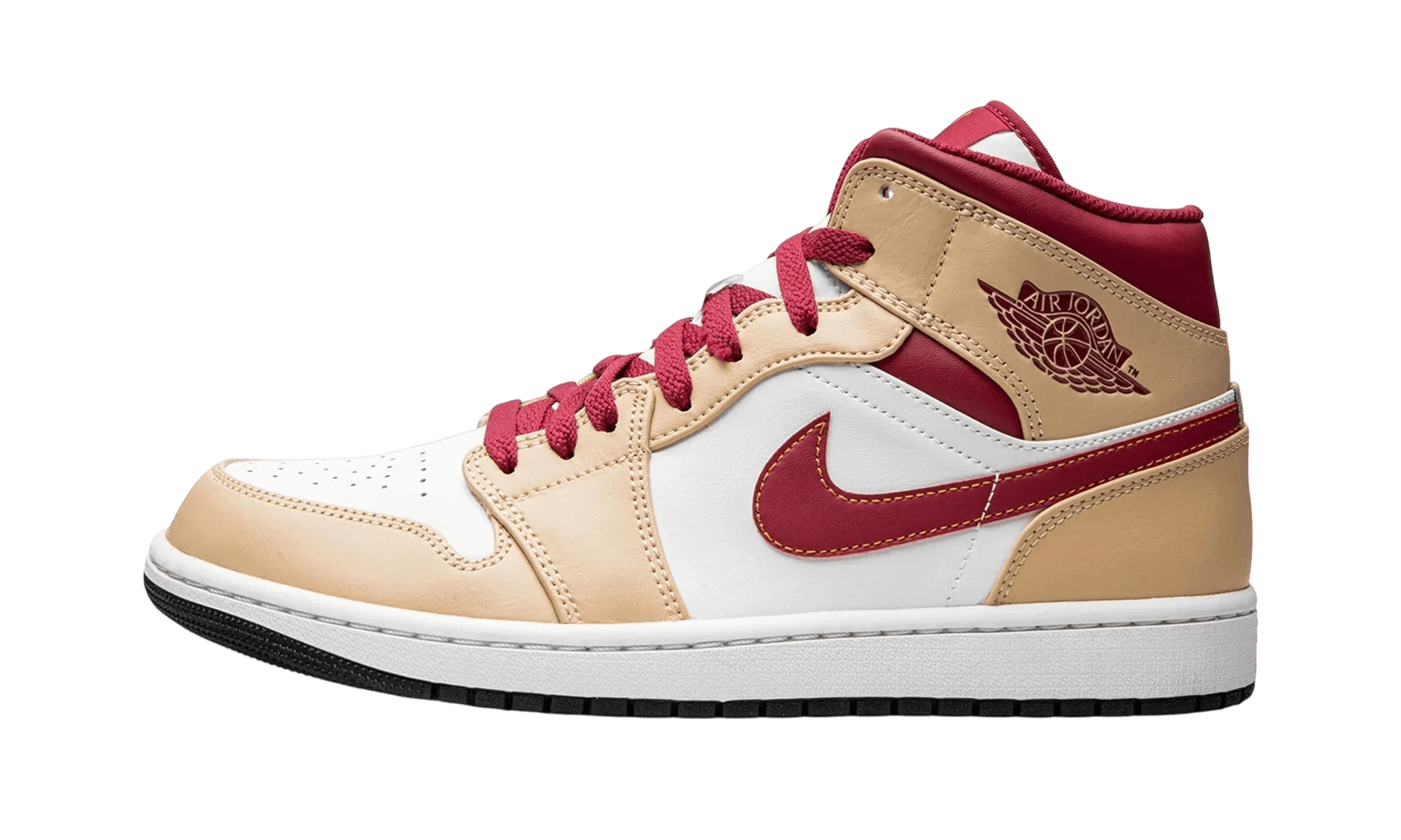 Jordan 1 Mid "Light Curry" - 554724 - 201 - Men's and Women's Sneakers > Sneakers > Jordan 1 > Mid - Top Sneakers