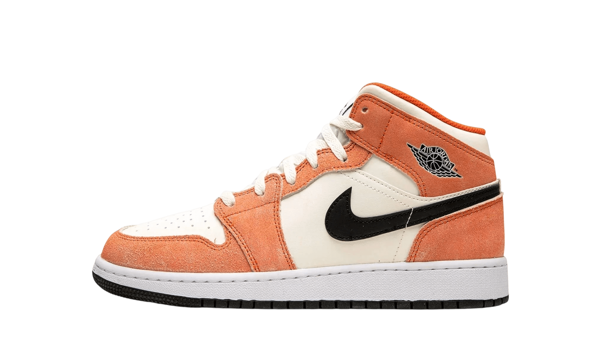 Jordan 1 Mid SE "Orange Suede" - DV1336 - 800 - Men's and Women's Sneakers > Sneakers > Jordan 1 > Mid - Top Sneakers