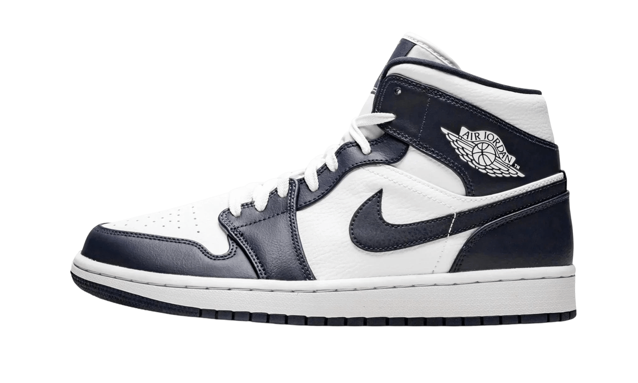 Jordan 1 mid White "Obsidian" - 554724 - 174 - Men's and Women's Sneakers > Sneakers > Jordan 1 > Mid - Top Sneakers