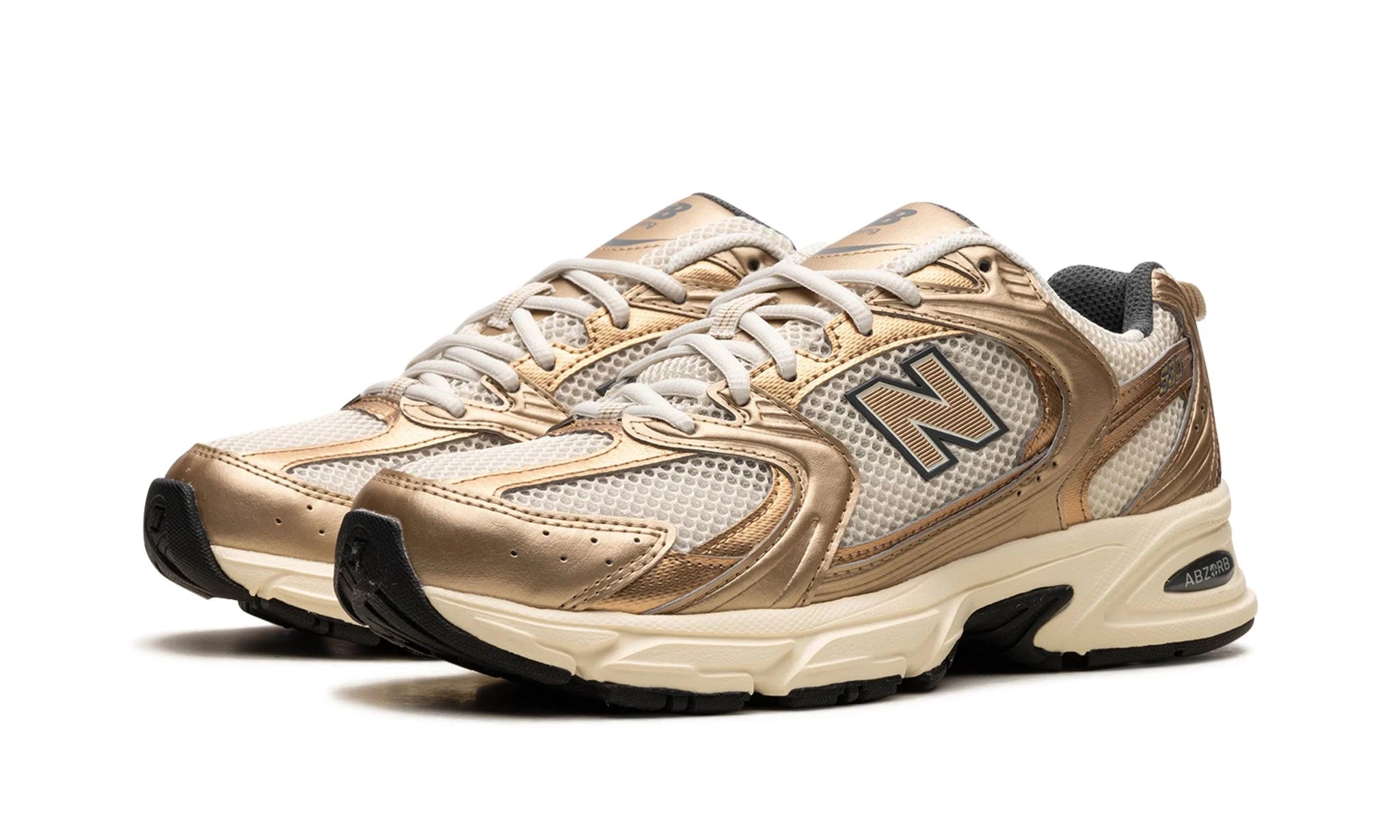 New Balance 530 Turtledove Gold Metallic