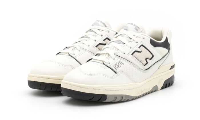 New Balance 550 Cream Black - BB550LWT - sneakers