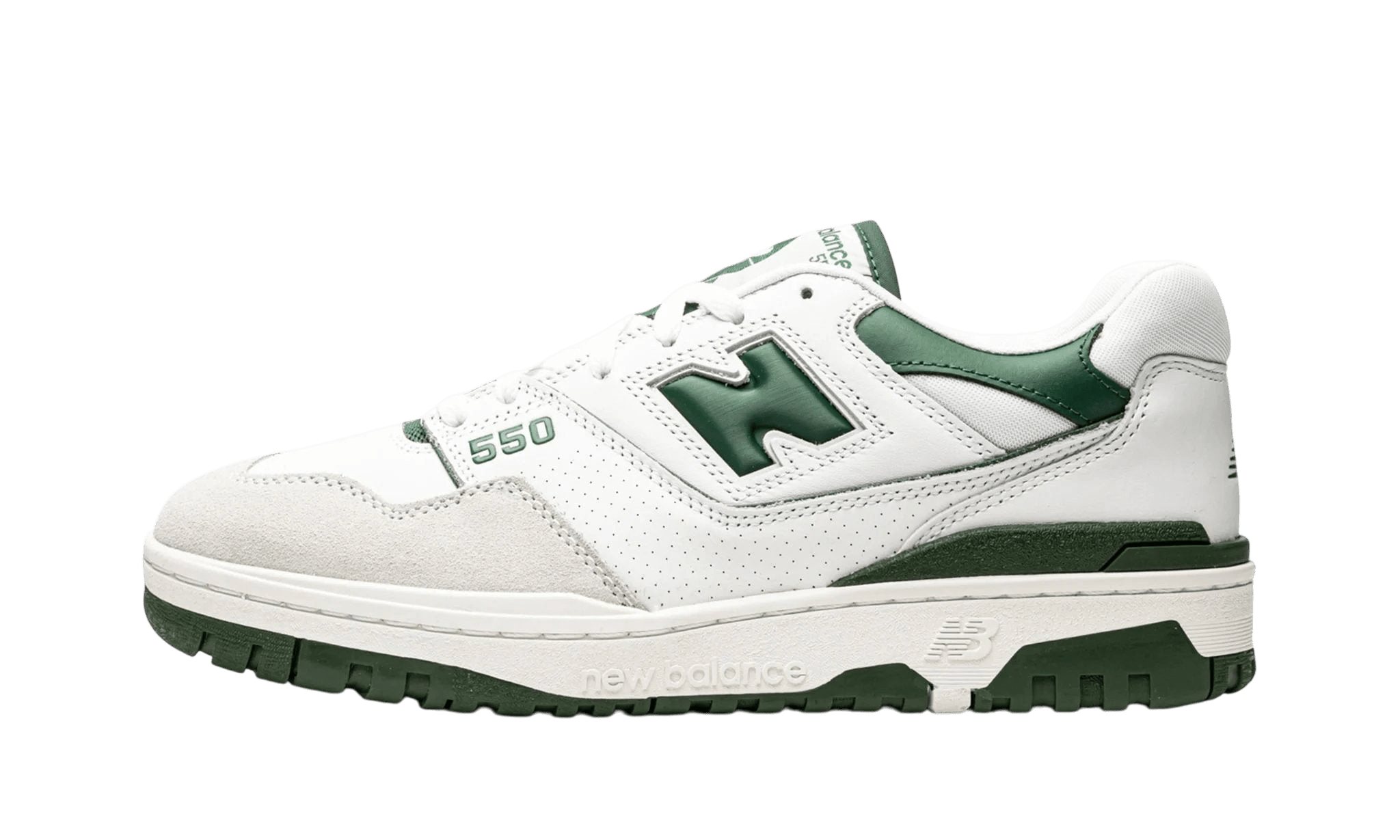 New Balance 550 White Green - BB550WT1 - Men's and Women's Sneakers > Sneakers > New Balance 550 > Low - Top Sneakers