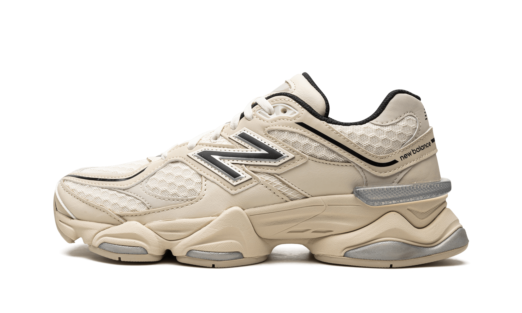 New Balance 9060 Cream Black - U9060DUA - Men's and Women's Sneakers > Sneakers > New Balance 9060 > Low - Top Sneakers