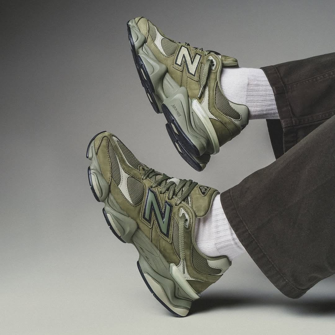 New Balance 9060 Dark Olivine - U9060ZGD - Men's and Women's Sneakers > Sneakers > New Balance 9060 > Low - Top Sneakers