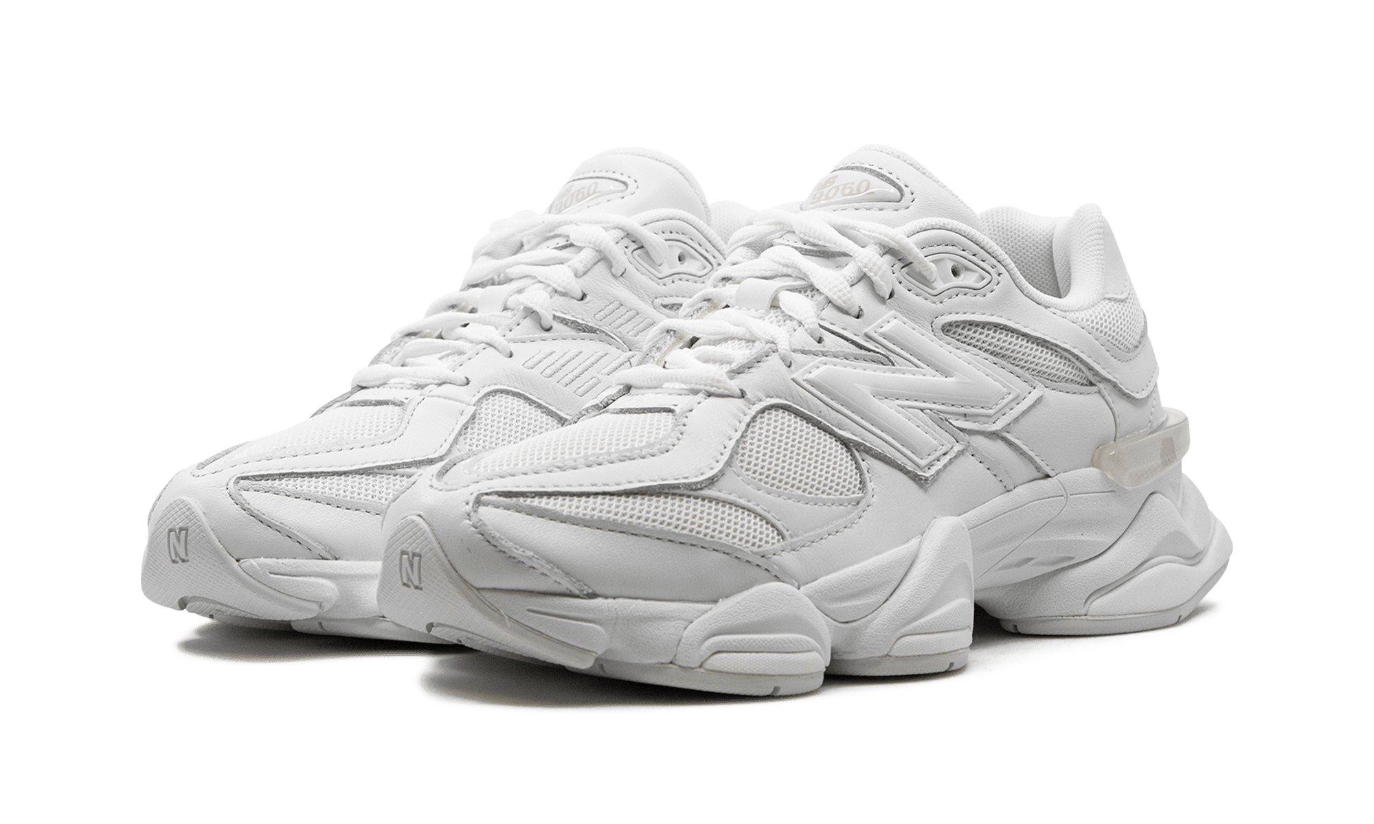 New Balance 9060 Triple White - U9060NRJ - Men's and Women's Sneakers > Sneakers > New Balance 9060 > Low - Top Sneakers