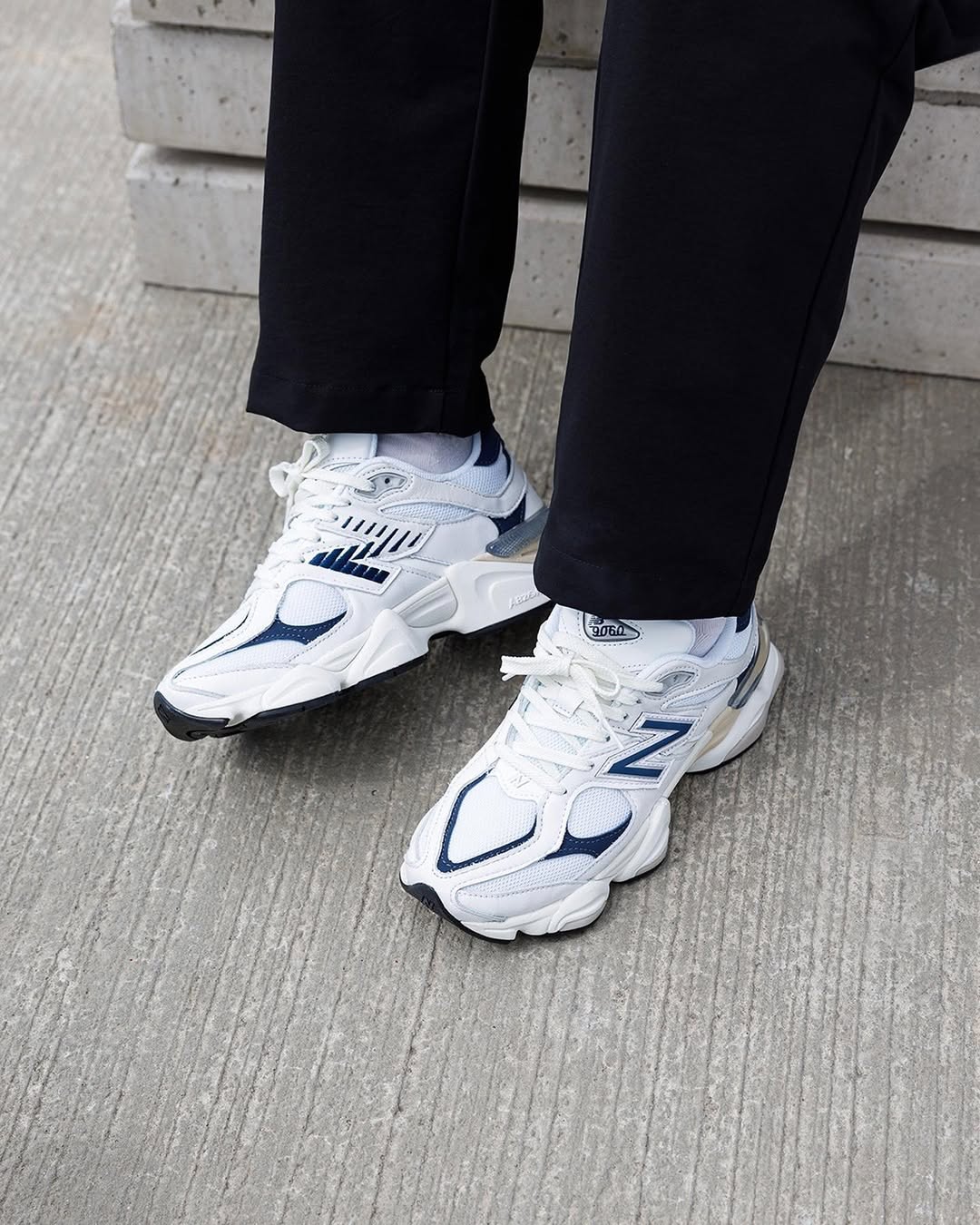 New Balance 9060 White Navy - U9060VNB - Men's and Women's Sneakers > Sneakers > New Balance 9060 > Low - Top Sneakers