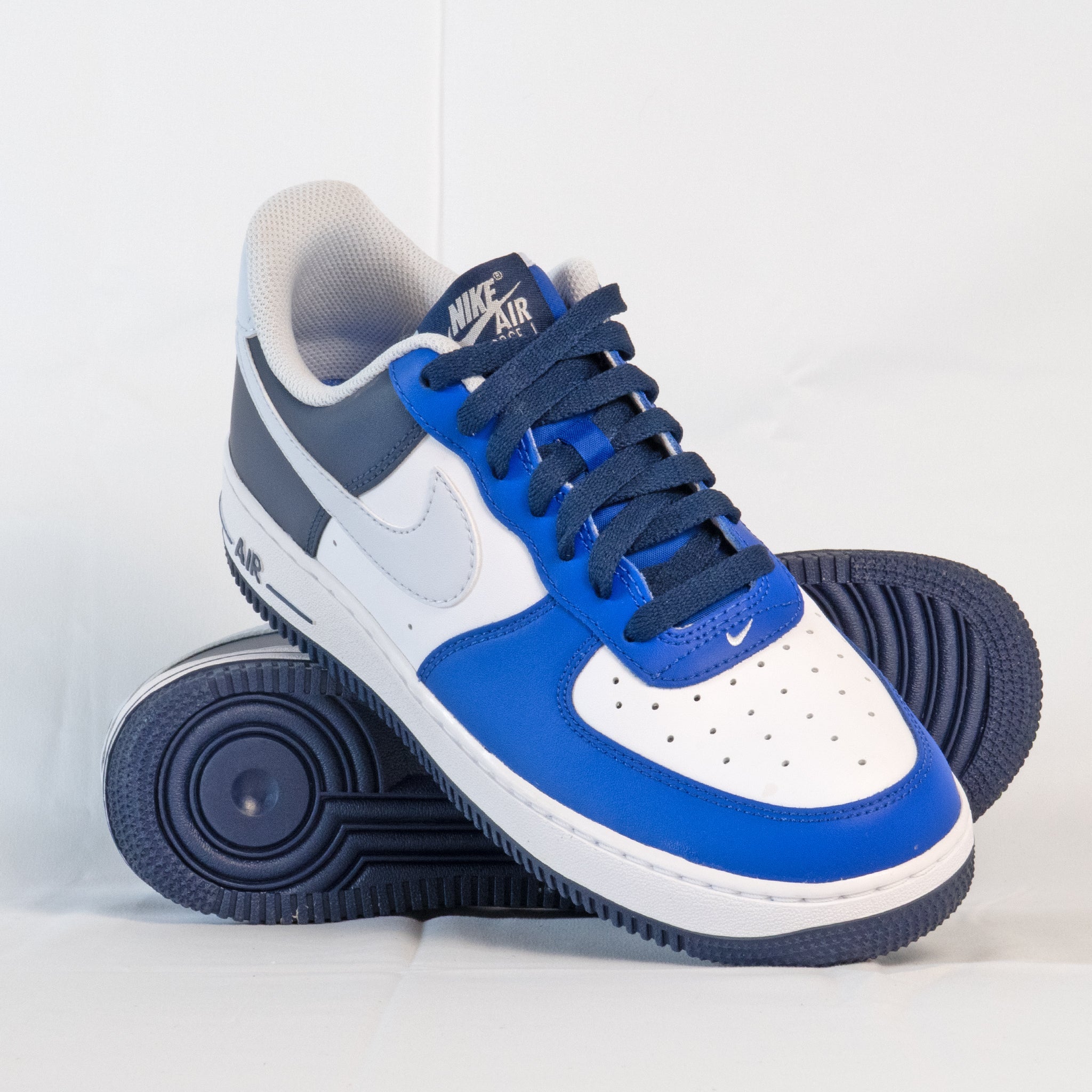 Nike Air Force 1 Low '07 LV8 Game Royal Navy - FQ8825 - 100 - Men's and Women's Sneakers > Sneakers > Air Force > Low - Top Sneakers