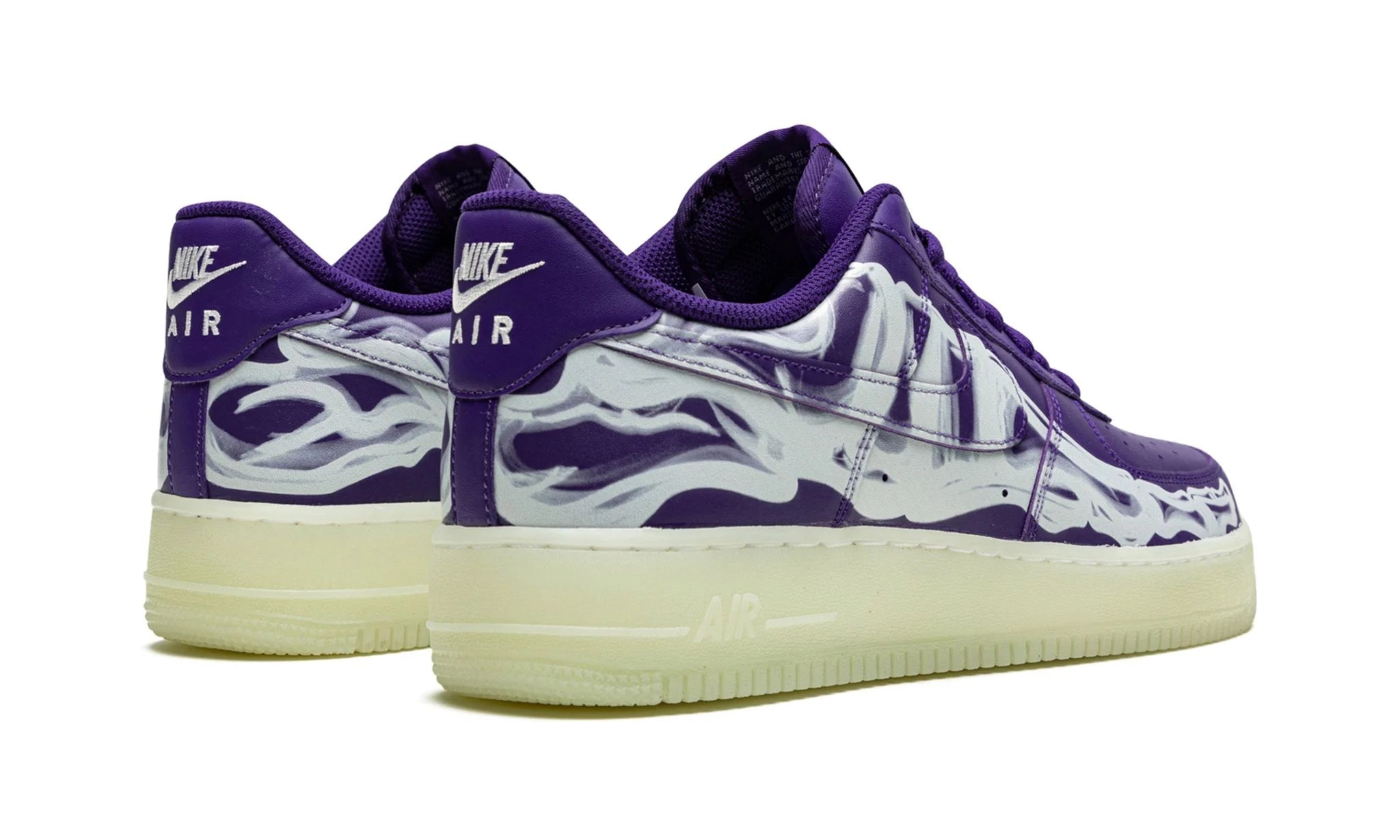 Nike Air Force 1 Low Lila Skelett Halloween 2021 CU8067 500
