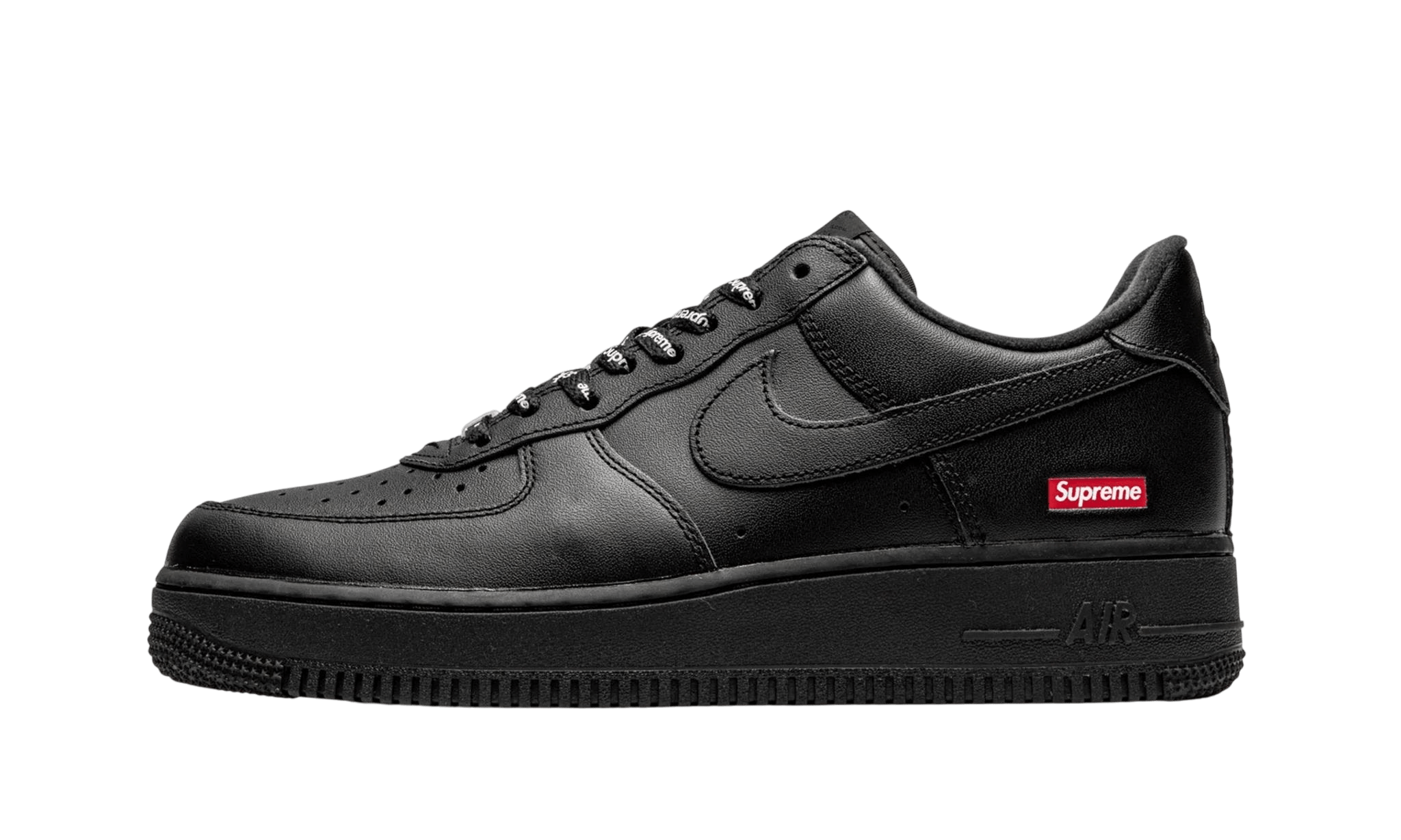 Nike Air Force 1 Low Supreme Black - CU9225 - 001 - Men's and Women's Sneakers > Sneakers > Air Force > Low - Top Sneakers