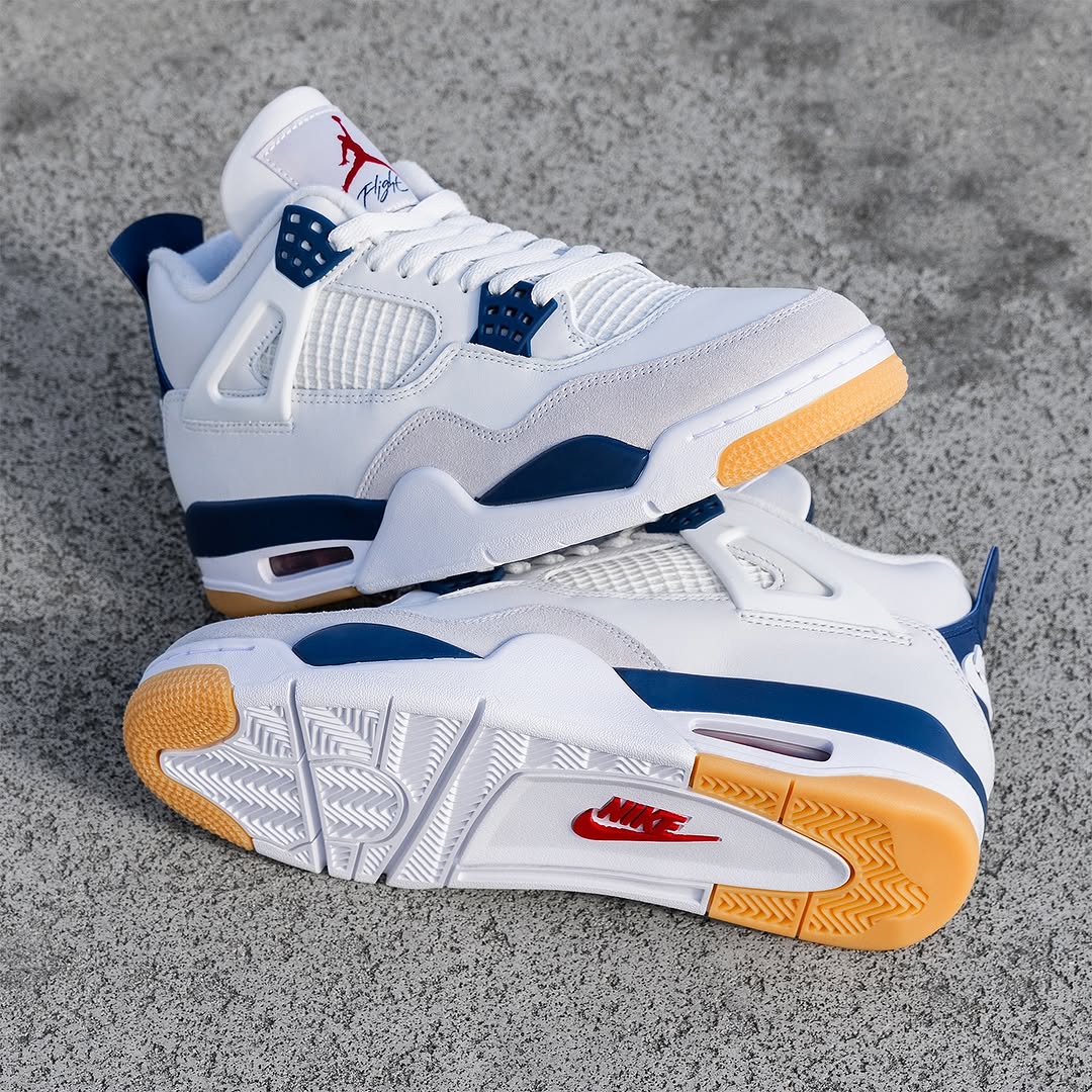 Nike Air Jordan 4 Retro SB Navy - DR5415 - 100 - Men's and Women's Sneakers > Sneakers > Jordan 4 > High - Top Sneakers
