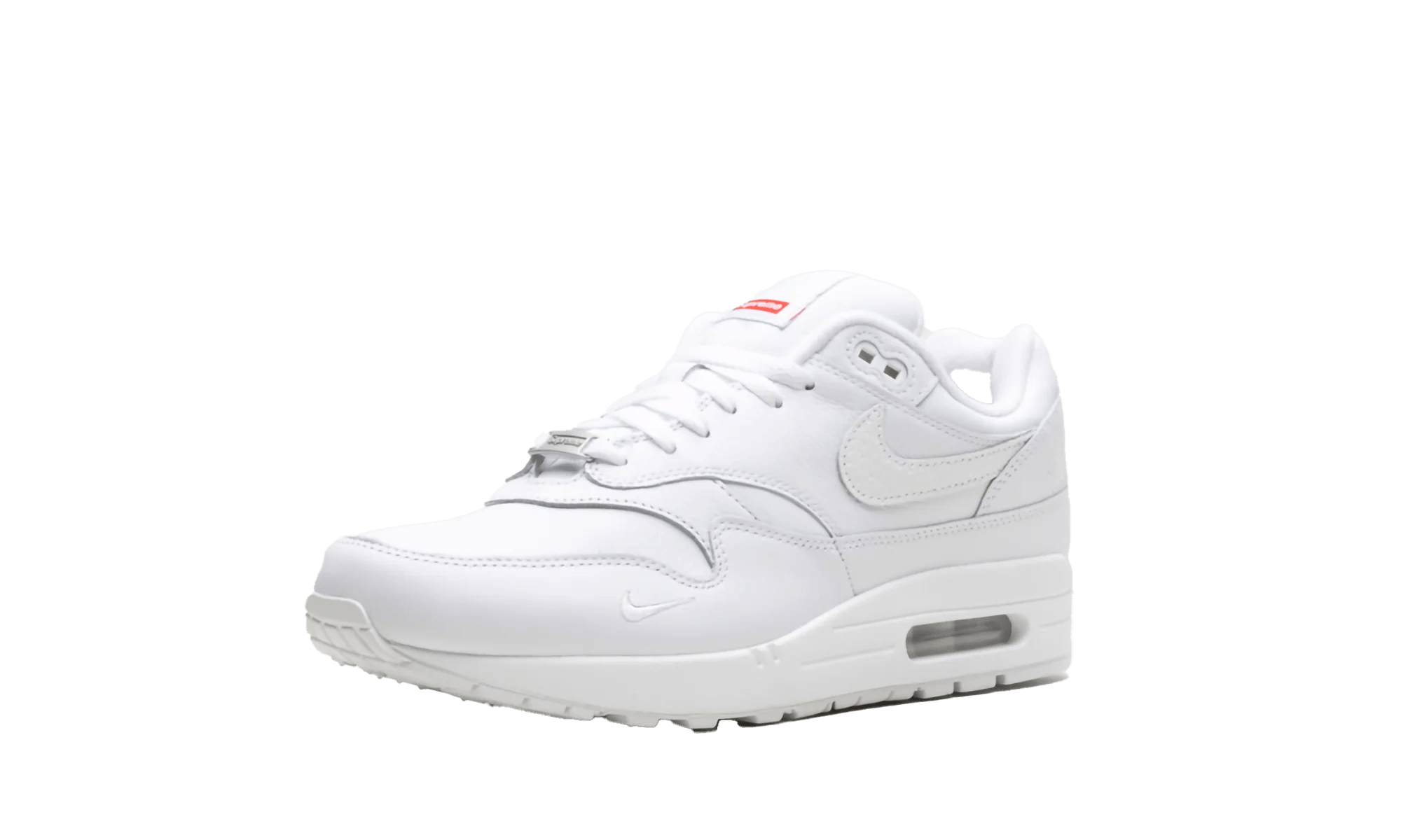 Nike Air Max 1 '87 SP Supreme Triple White - HF8813 - 100 - Men's and Women's Sneakers > Sneakers > Air Max 1 > Low - Top Sneakers