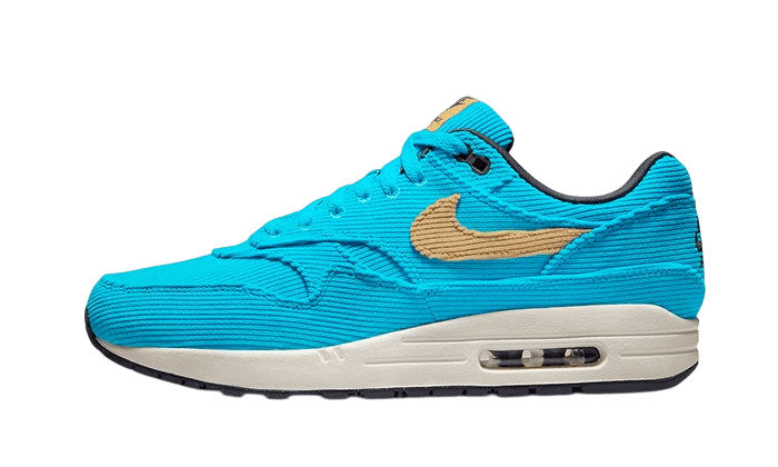 Nike Air Max 1 Corduroy Baltic Blue - FB8915 - 400 - Men's and Women's Sneakers > Sneakers > Air Max 1 > Low - Top Sneakers