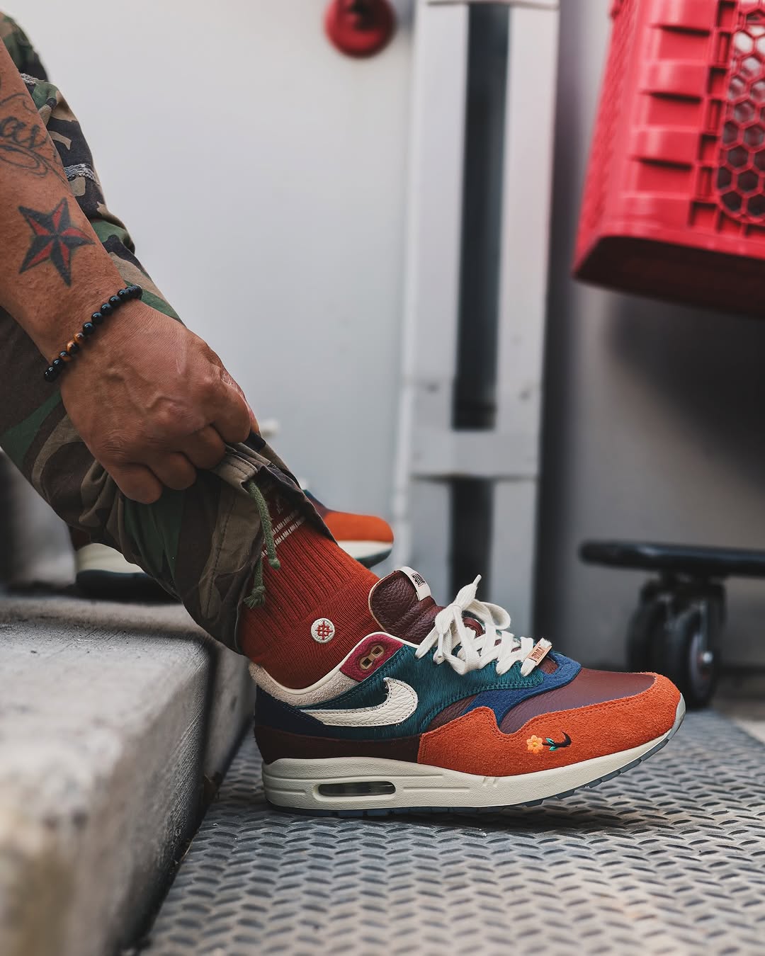 Nike Air Max 1 Kasina Won - Ang Orange - DQ8475 - 800 - Men's and Women's Sneakers > Sneakers > Air Max 1 > Low - Top Sneakers