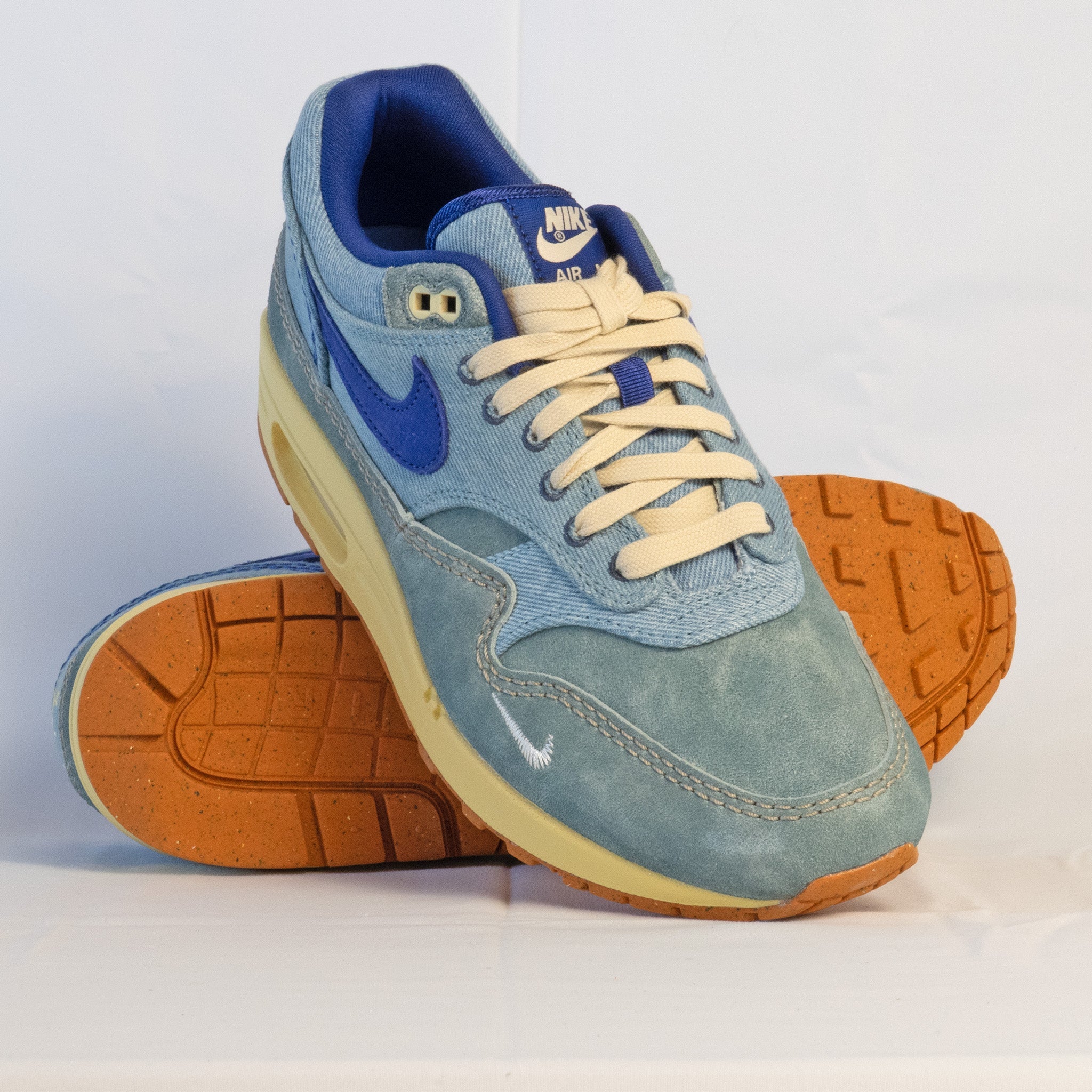 Nike Air Max 1 PRM Dirty Denim - DV3050 - 300 - Men's and Women's Sneakers > Sneakers > Air Max 1 > Low - Top Sneakers