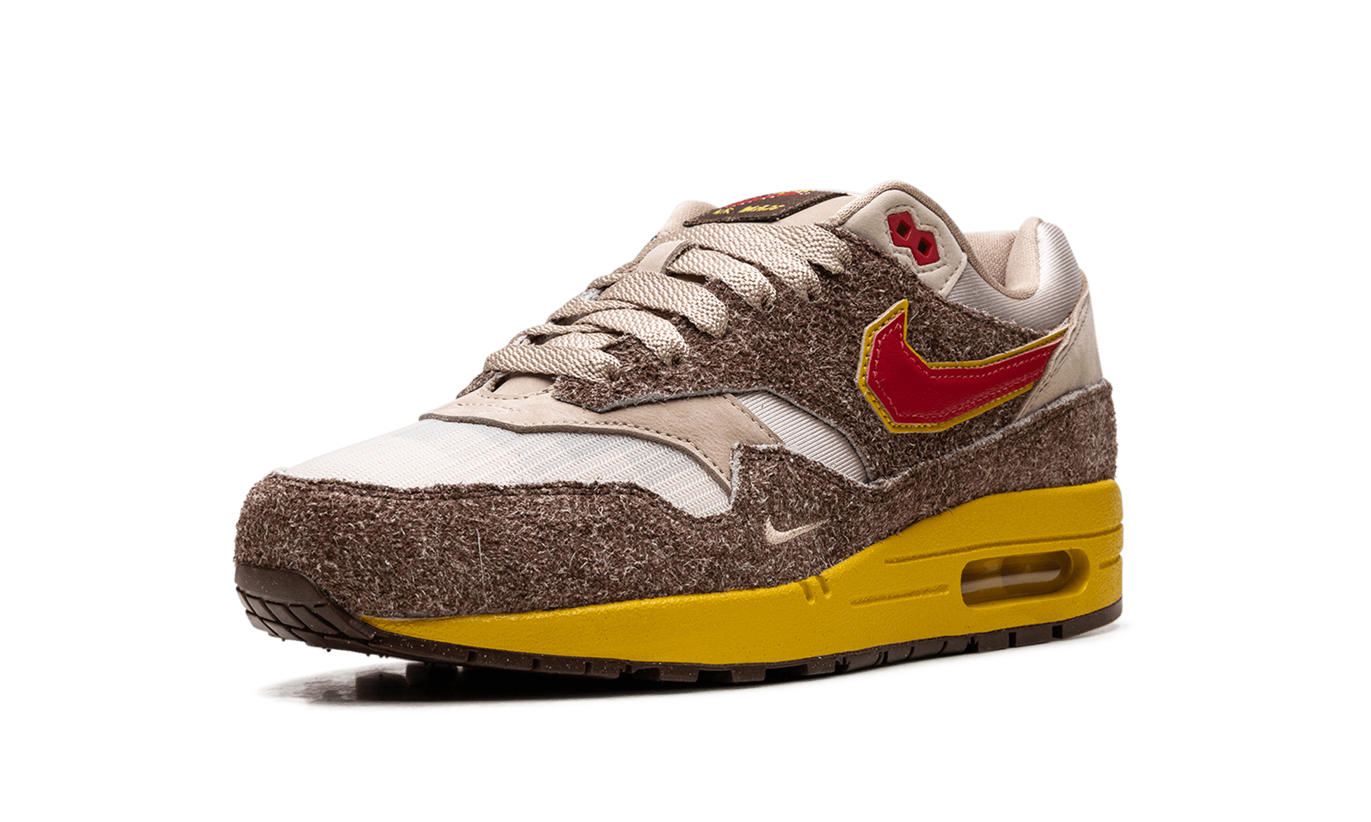 Nike Air Max 1 .SWOOSH Low Poly Big Head Origins - HV5776 - 200 - Men's and Women's Sneakers > Sneakers > Air Max 1 > Low - Top Sneakers