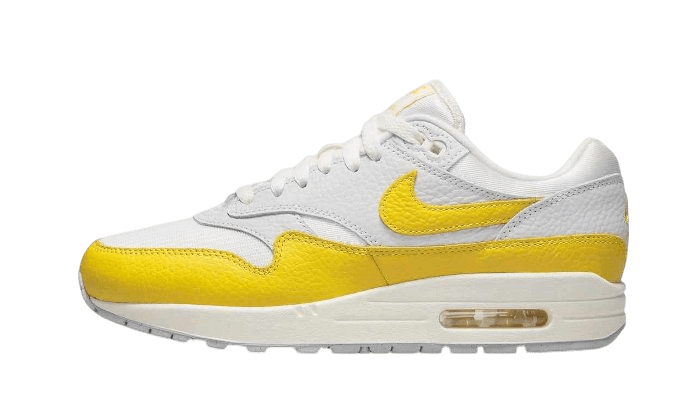 Nike Air Max 1 White Bright Yellow - DX2954 - 001 - Men's and Women's Sneakers > Sneakers > Air Max 1 > Low - Top Sneakers
