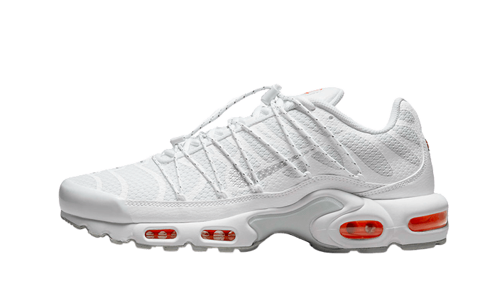 Nike Air Max Plus Utility White Safety Orange - FJ4232 - 100 - sneakers