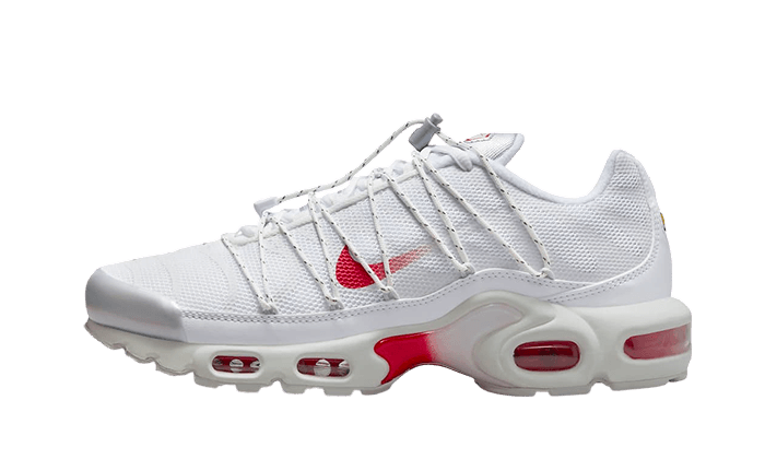 Nike Air Max Plus Utility White Silver Red - FN3488 - 100 - sneakers