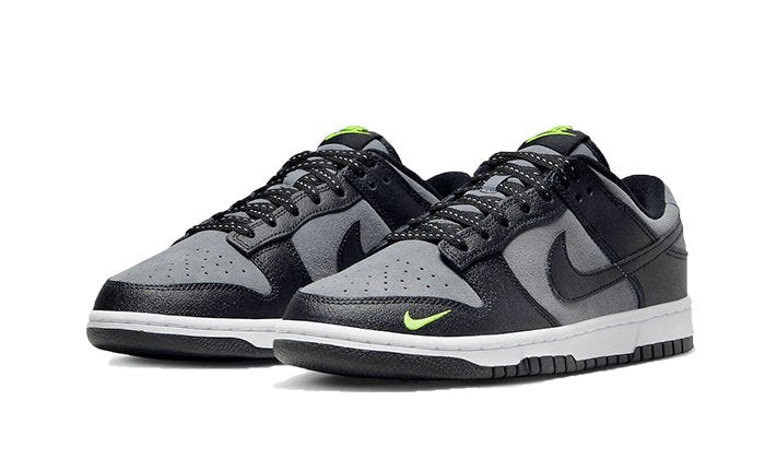 Nike Dunk Low Black Grey Green Strike - FQ2205 - 001 - sneakers