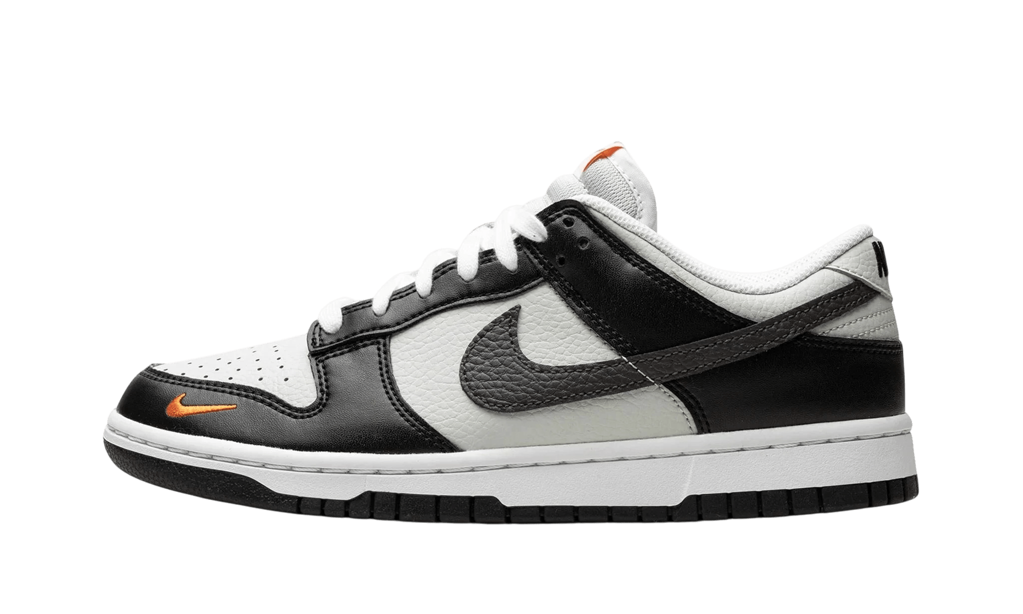 Nike Dunk Low "Black Total Orange Mini Swoosh" - FN7784 - 001 - Men's and Women's Sneakers > Sneakers > Nike Dunk > Low - Top Sneakers