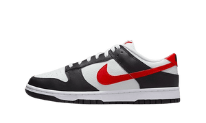 Nike Dunk Low Black White Red