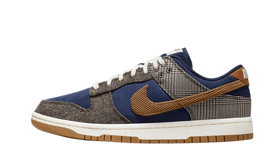 Nike Dunk Low Premium Tweed Corduroy - FQ8746 - 410 - Men's and Women's Sneakers > Sneakers > Nike Dunk > Low - Top Sneakers