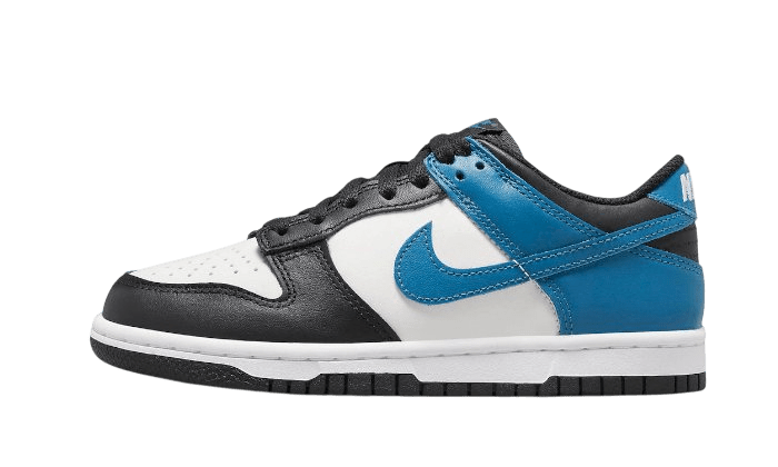 Nike Dunk Low White Blue Black - DH9765 - 104 - Men's and Women's Sneakers > Sneakers > Nike Dunk > Low - Top Sneakers
