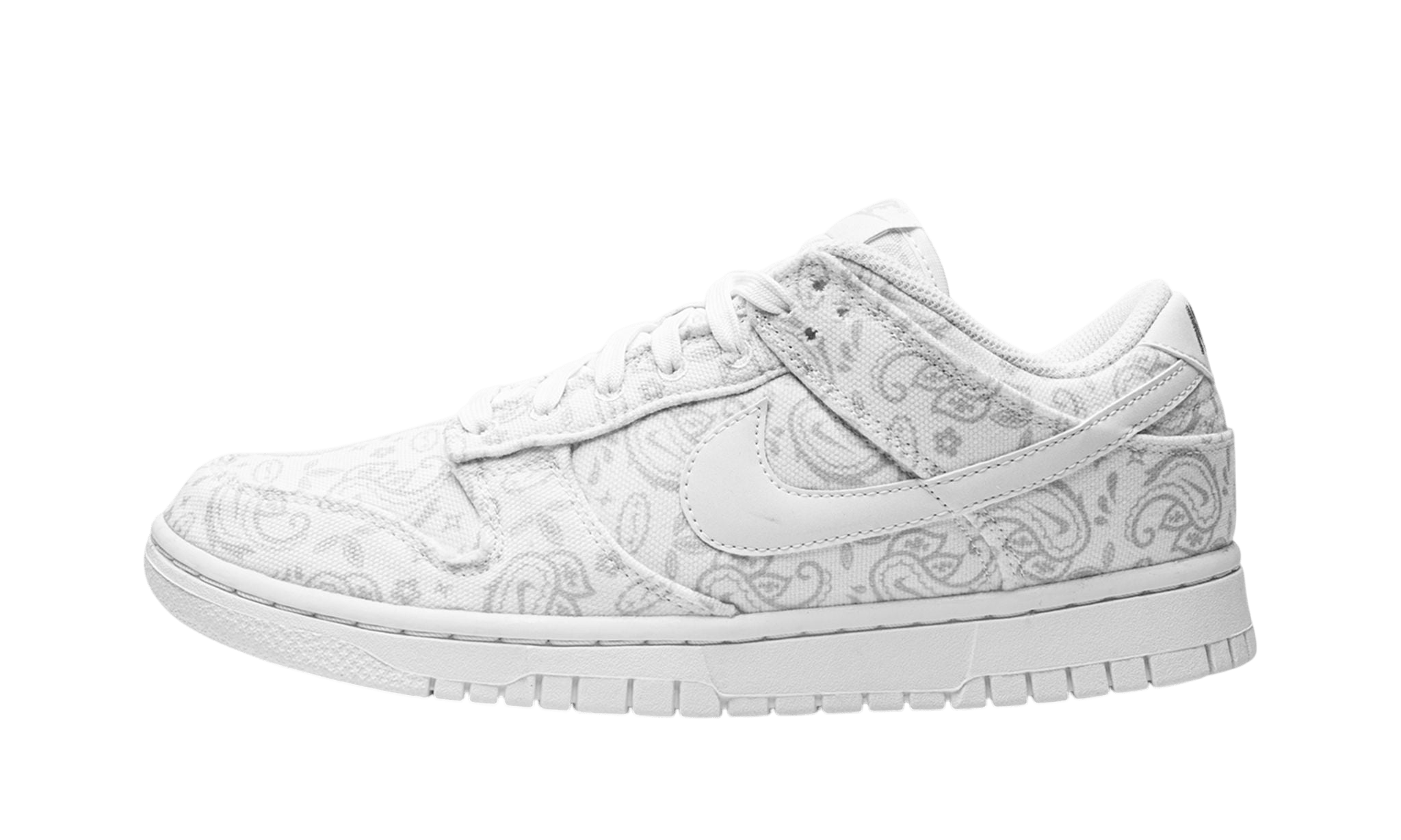 Nike Dunk Low "White Paisley" (W) - DJ9955 - 100 - Men's and Women's Sneakers > Sneakers > Nike Dunk > Low - Top Sneakers