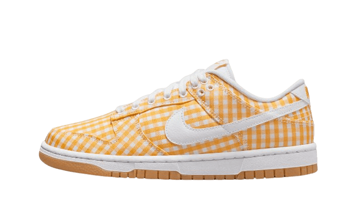 Nike Dunk Low Yellow Gingham - DZ2777 - 700 - Men's and Women's Sneakers > Sneakers > Nike Dunk > Low - Top Sneakers