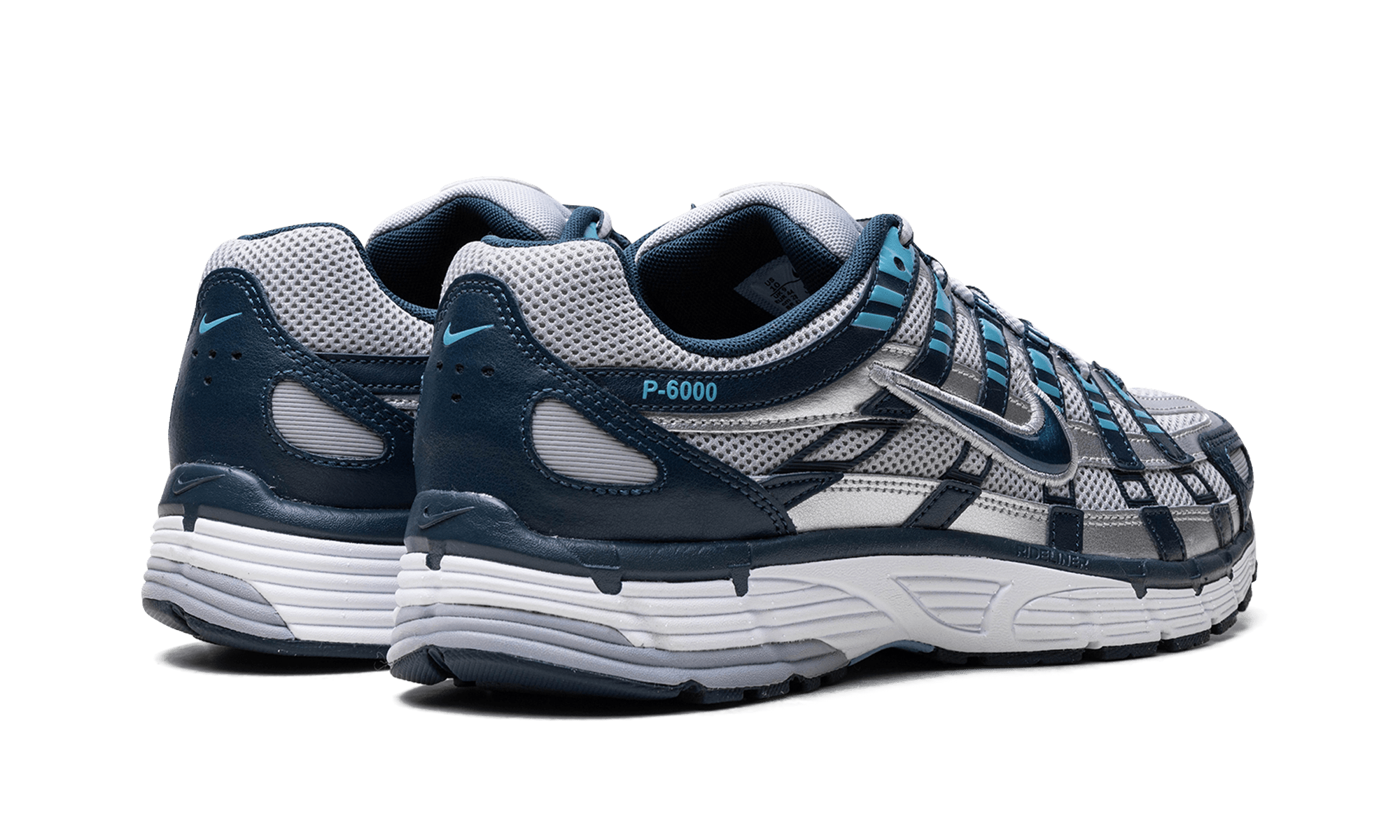 Nike P - 6000 Armory Navy Flat Silver - CD6404 - 402 - Men's and Women's Sneakers > Sneakers > P - 6000 > Low - Top Sneakers