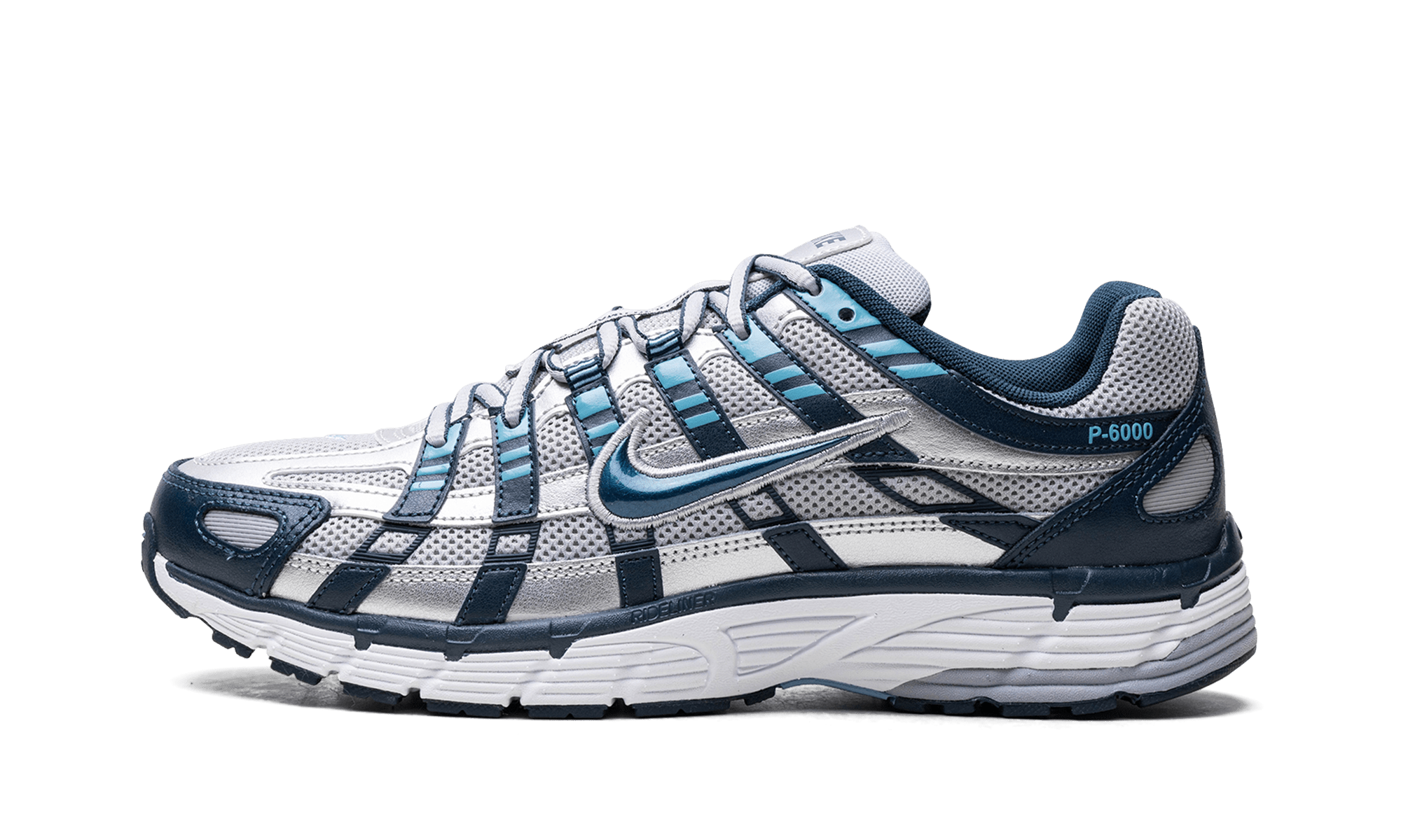 Nike P - 6000 Armory Navy Flat Silver - CD6404 - 402 - Men's and Women's Sneakers > Sneakers > P - 6000 > Low - Top Sneakers