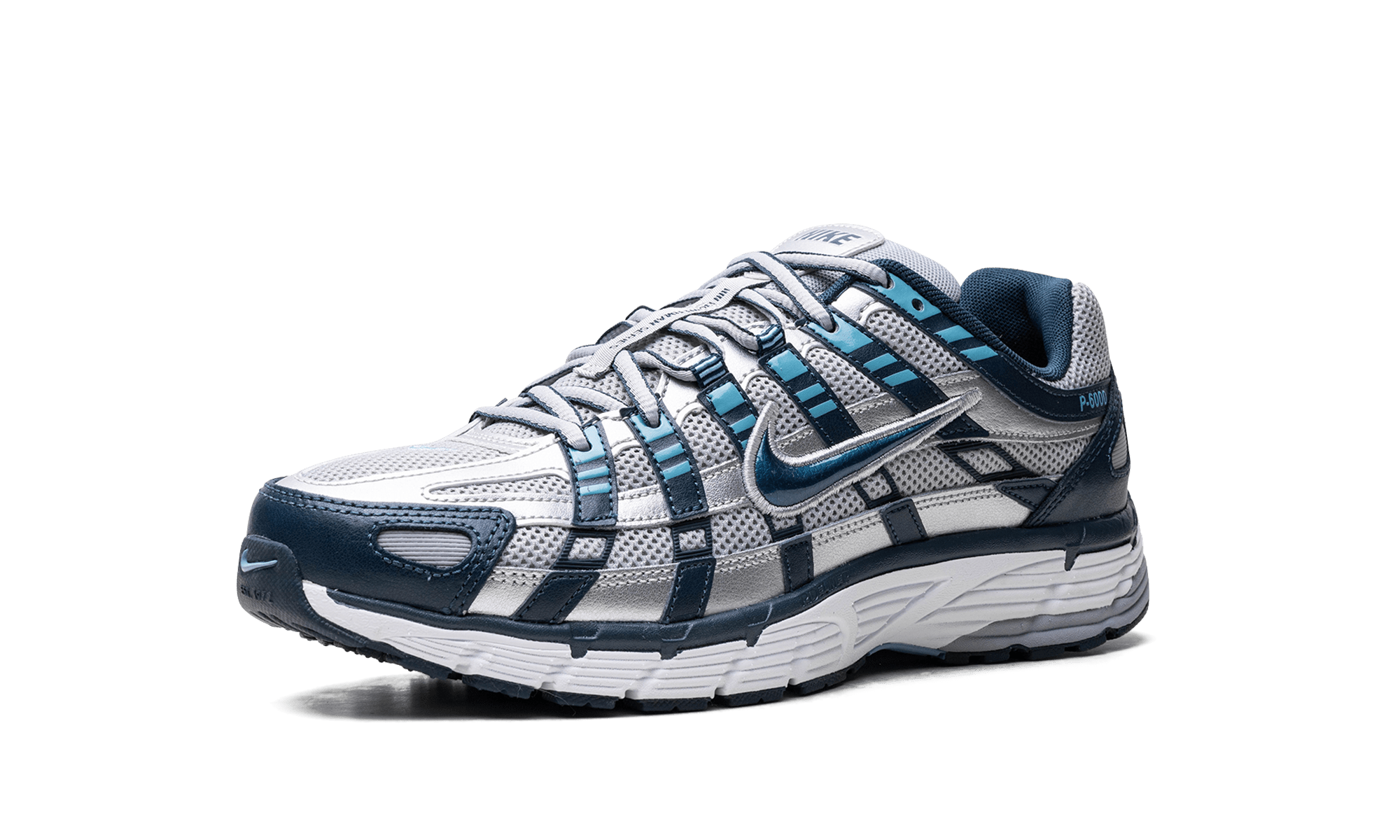 Nike P - 6000 Armory Navy Flat Silver - CD6404 - 402 - Men's and Women's Sneakers > Sneakers > P - 6000 > Low - Top Sneakers