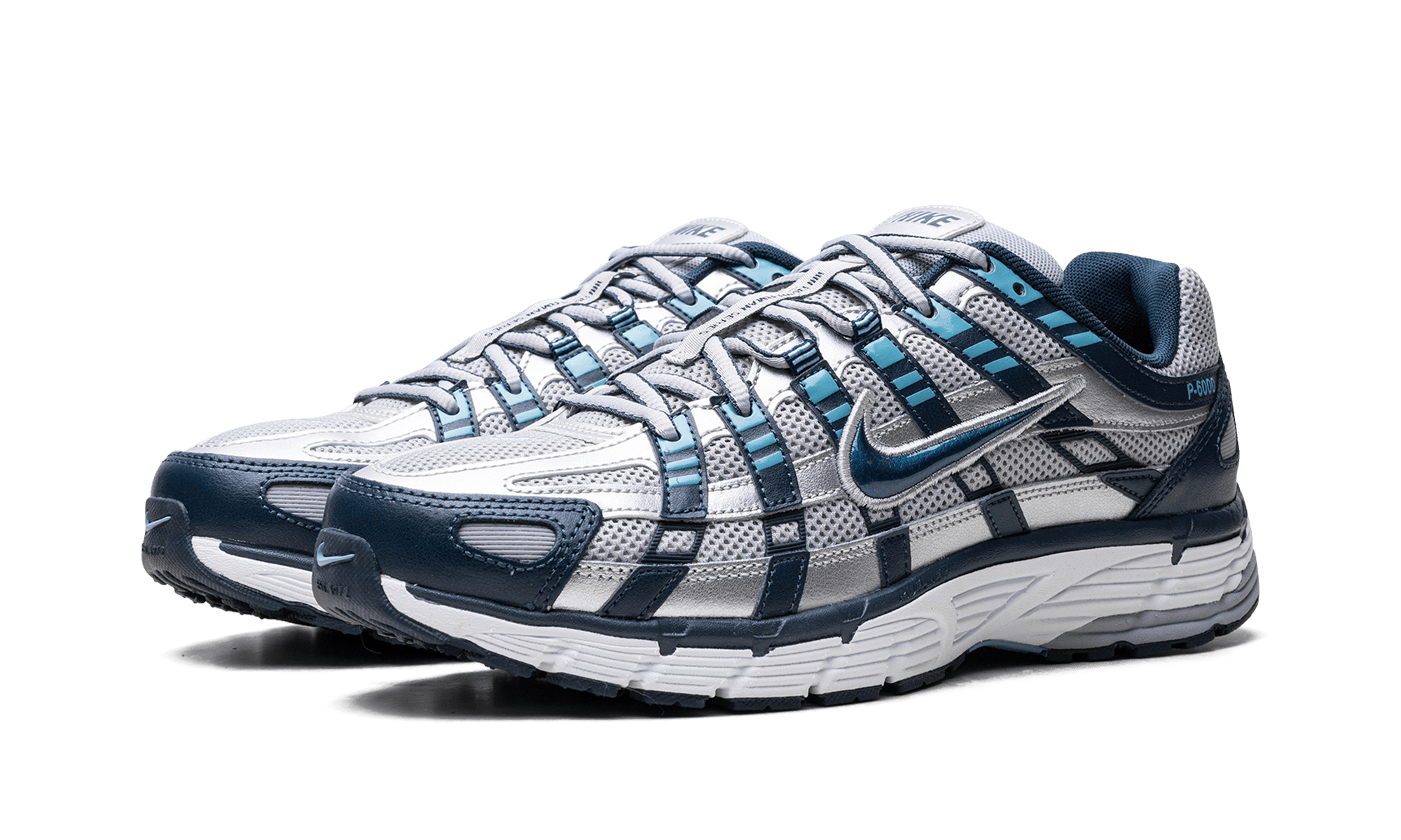 Nike P - 6000 Armory Navy Flat Silver - CD6404 - 402 - Men's and Women's Sneakers > Sneakers > P - 6000 > Low - Top Sneakers