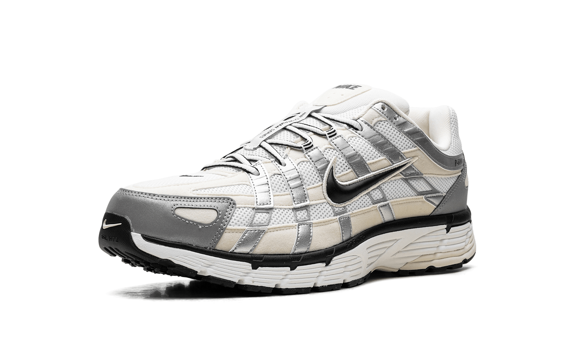 Nike P - 6000 Coconut Milk Metallic Silver - FV6603 - 100 - Men's and Women's Sneakers > Sneakers > P - 6000 > Low - Top Sneakers