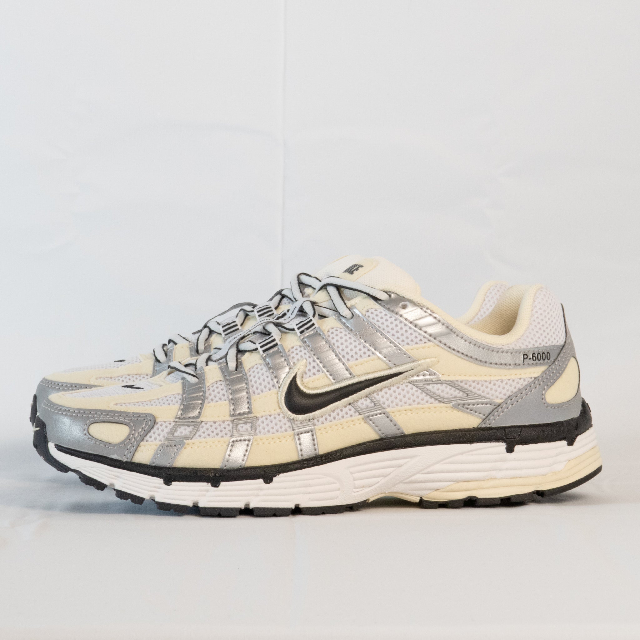 Nike P - 6000 Coconut Milk Metallic Silver - FV6603 - 100 - Men's and Women's Sneakers > Sneakers > P - 6000 > Low - Top Sneakers