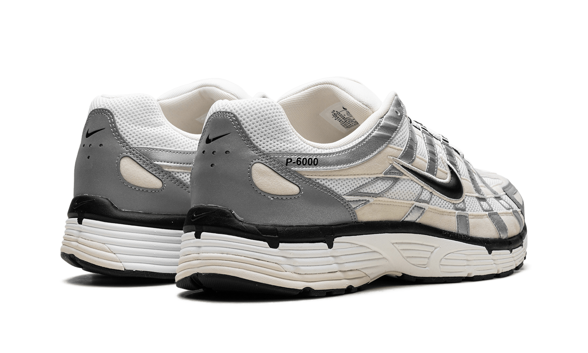 Nike P - 6000 Coconut Milk Metallic Silver - FV6603 - 100 - Men's and Women's Sneakers > Sneakers > P - 6000 > Low - Top Sneakers