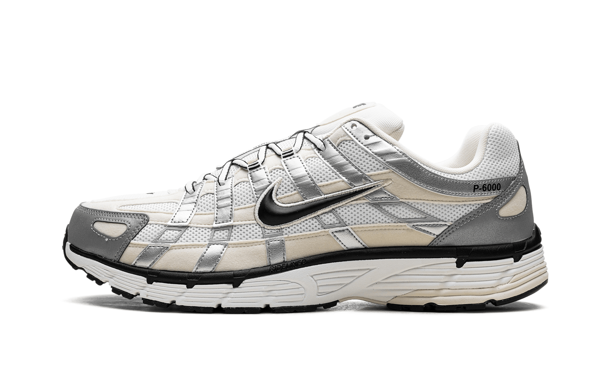 Nike P - 6000 Coconut Milk Metallic Silver - FV6603 - 100 - Men's and Women's Sneakers > Sneakers > P - 6000 > Low - Top Sneakers
