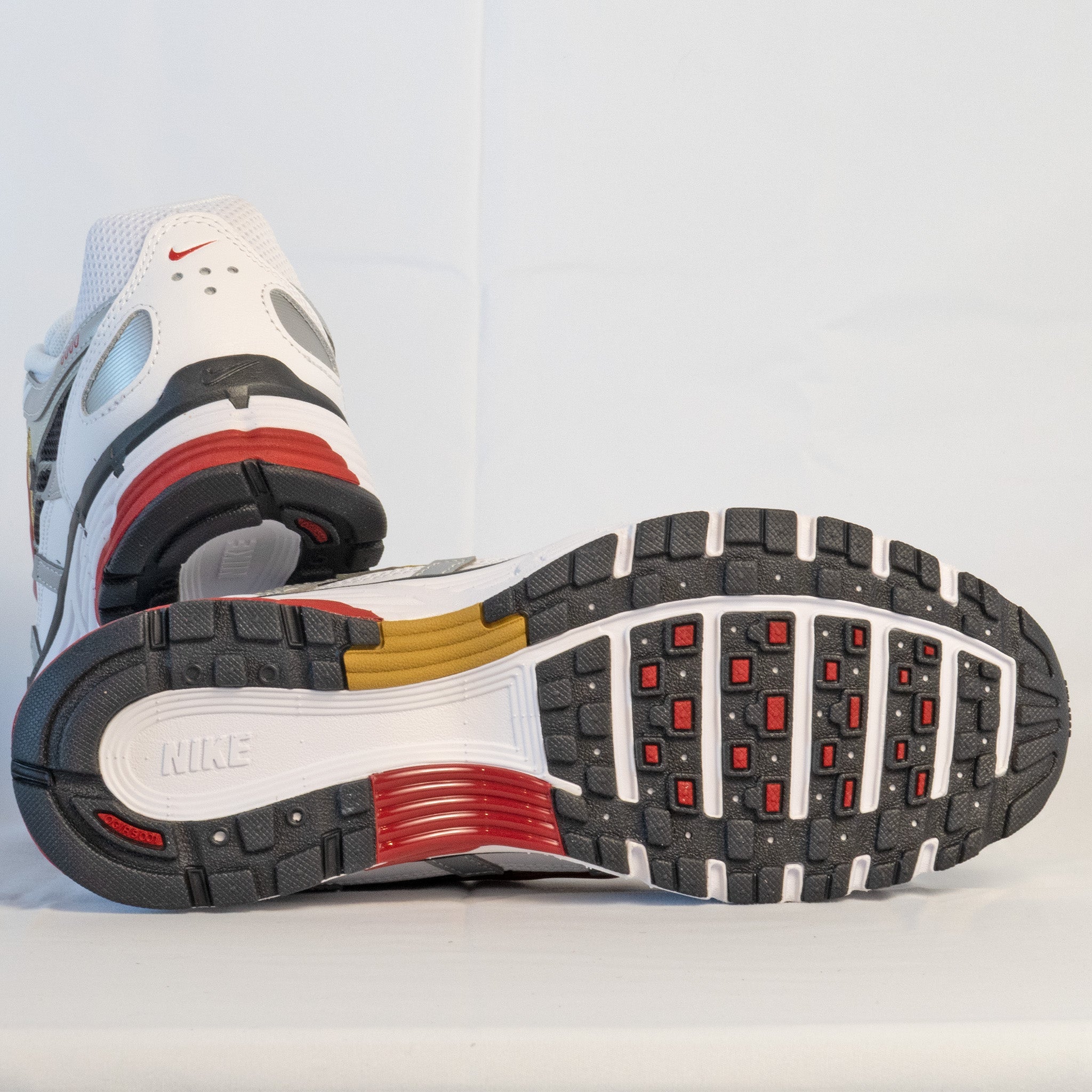 Nike P - 6000 White Gold Red - BV1021 - 101 - Men's and Women's Sneakers > Sneakers > P - 6000 > Low - Top Sneakers