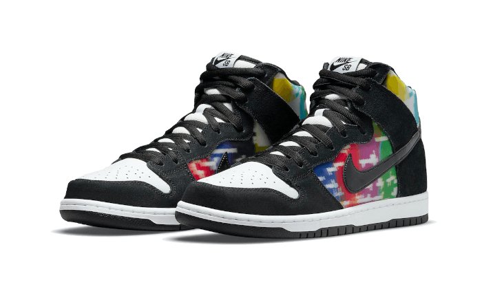 Nike SB Dunk High TV Signal - CZ2253 - 100 - sneakers