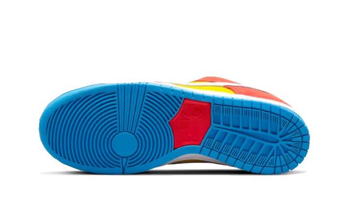 Nike SB Dunk Low Pro Habanero Red (Bart Simpson) - BQ6817 - 602 - sneakers