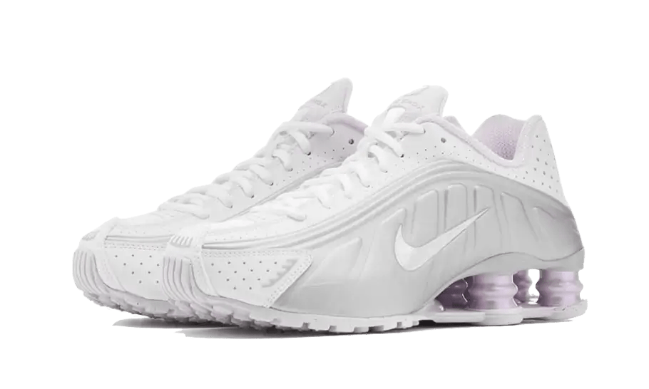 Nike Shox R4 Silver Purple - HF5076 - 100 - sneakers