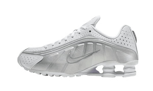Nike Shox R4 White Metallic Silver