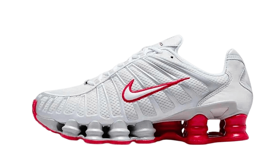 Nike Shox TL Platinum Tint Gym Red - FZ4344 - 001 - Men's and Women's Sneakers > Sneakers > Shox TL > Low - Top Sneakers