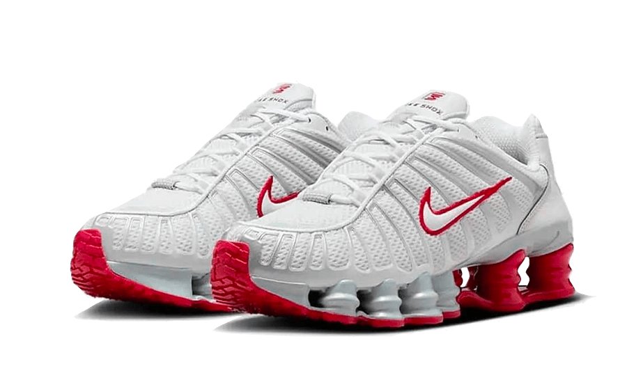 Nike Shox TL Platinum Tint Gym Red - FZ4344 - 001 - sneakers