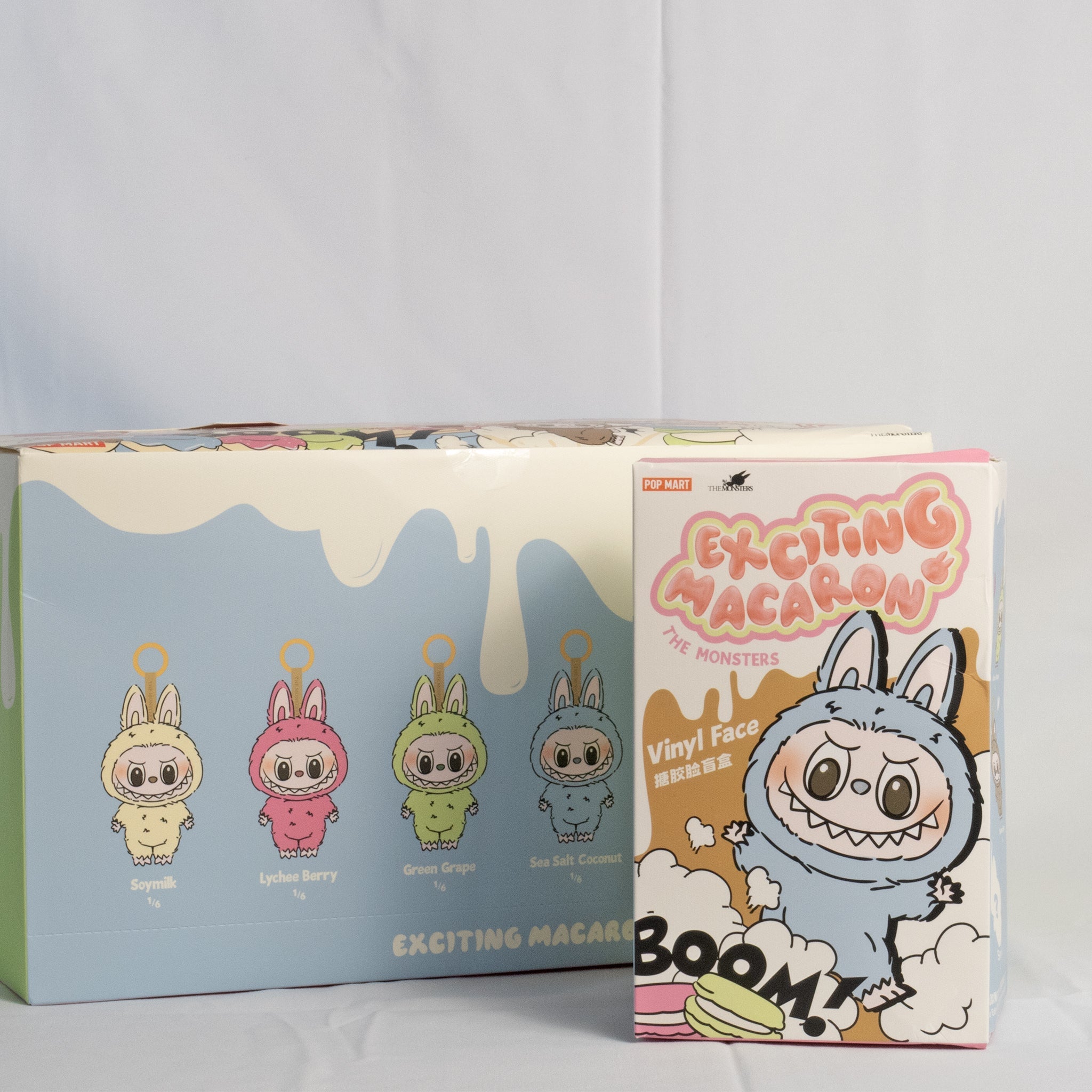 Pop Mart Labubu The Monsters Exciting Macarons Vinyl Face Blind Box - PM - PMLTME - MULTI - 1 - collectibles