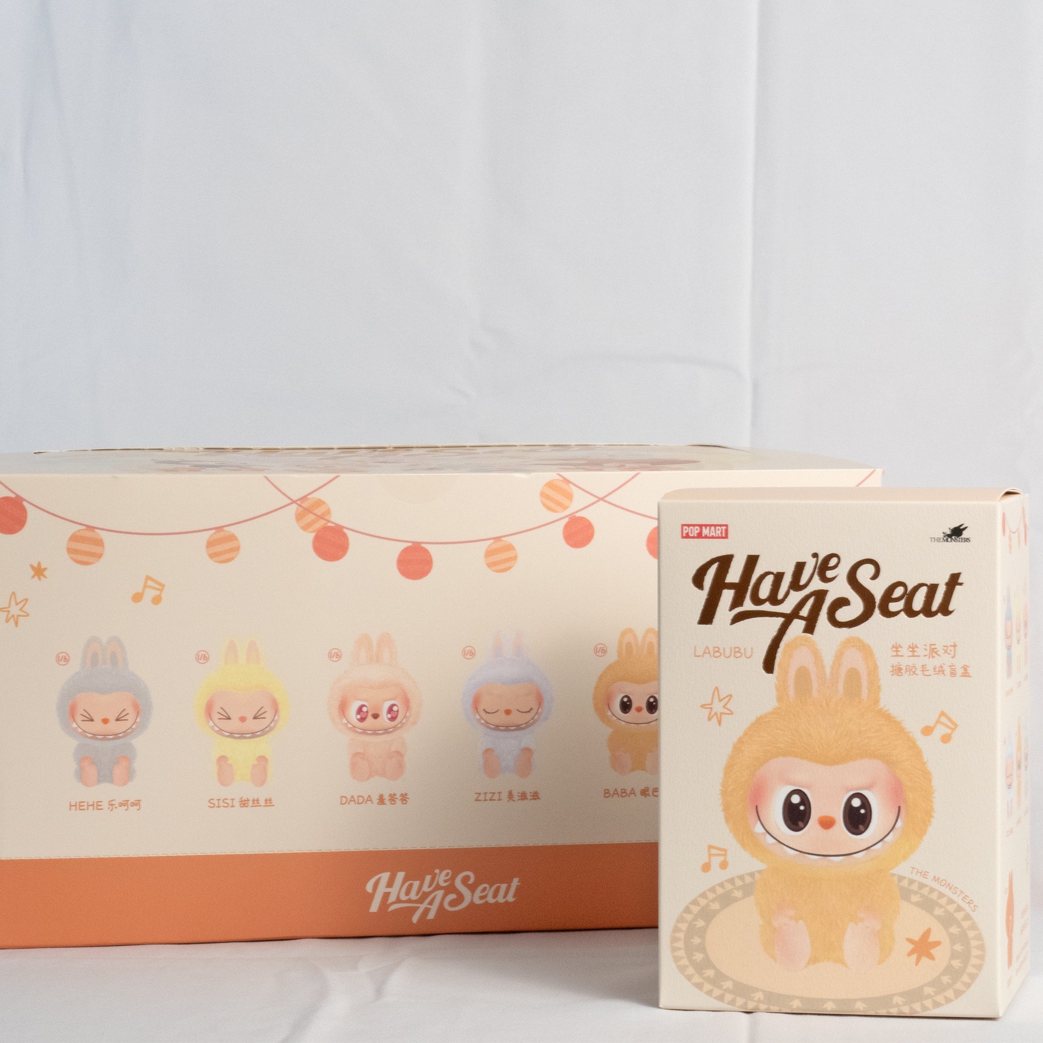 Pop Mart Labubu The Monsters Have a Seat Vinyl Plush Sealed Case - PM - PMLTMH - SINGLE - collectibles