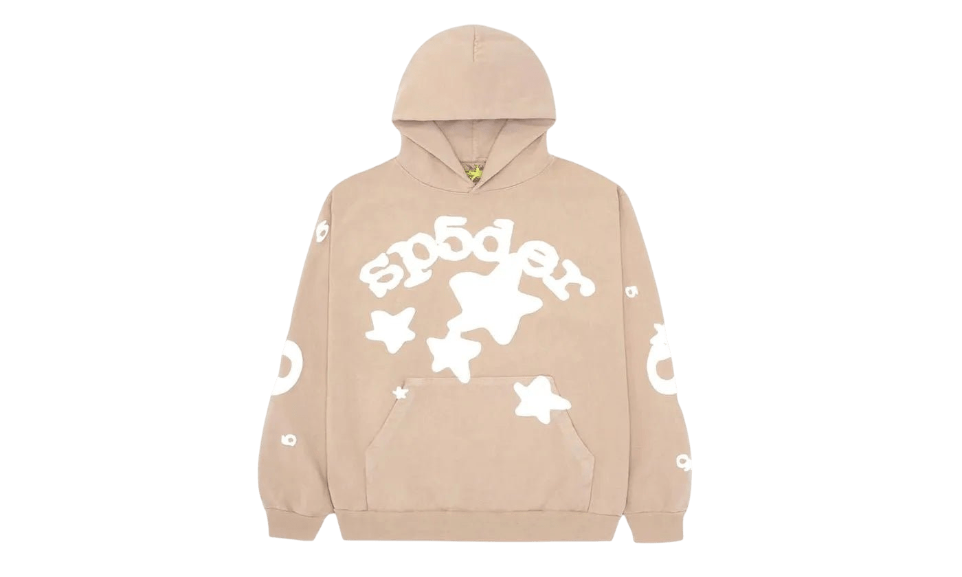 Sp 5 Der Sp5der Beluga Hoodie Sand - S5D - SPBEHS - SAND - apparels